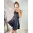 Šaty elegantní společenské na ramínka dámské Lolita (XS/S ONE SIZE) ITALSKá MóDA IM322461