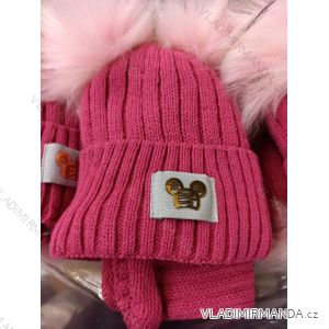 Súprava zimné čiapky a nákrčník detská chlapecká (3-8 rokov) WROBI POĽSKO PV322080