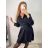 Women's Elegant Long Sleeve Shirt Dress (S/M ONE SIZE) ITALIAN FASHION IMWKK223994
