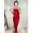 Women's Long Elegant Strapless Prom Dress (S/M ONE SIZE) ITALIAN FASHION IM322500