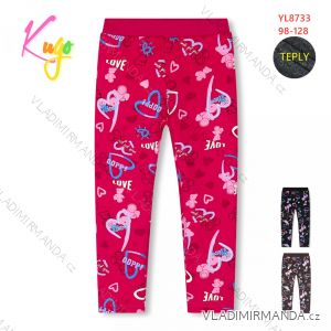 Leggings warm lang Kinder Mädchen (98-128) KUGO FL6707