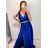 Long formal elegant ball gown dress (UNI s-m) ITALIAN FASHION IMM20FL5620 S/M red