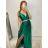 Šaty dlouhé společenské elegantní plesové dámské (S/M ONE SIZE) ITALSKÁ MÓDA IMM22Q52232