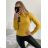 Warmer Strickpullover mit Rollkragen und langen Ärmeln für Damen (Einheitsgröße S/M) ITALIAN FASHION IMM22FD1001 S/M weiß