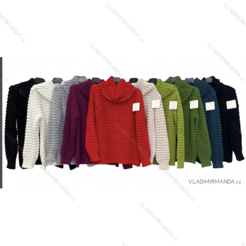 Svetr s rolákem dlouhý rukáv dámský (S/M ONE SIZE) ITALSKÁ MÓDA IMPLM2268320