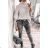 Damen Langarm Rollkragenpullover (S / M ONE SIZE) ITALIAN FASHION IMWA217080 -   grau,   S/M