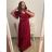 Šaty dlouhé elegantní krátký rukáv dámské nadrozměr (XL/2XL ONE SIZE) ITALSKÁ MÓDA IMPSH2480302 bílá XL/2XL
