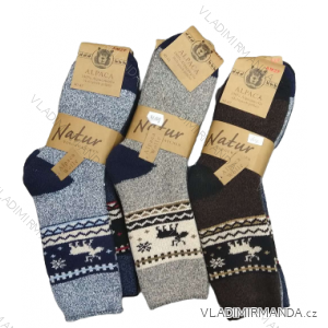Ponožky alpaka teplé pánské 3páry (40-47) AMZF AMZF22890214/DU