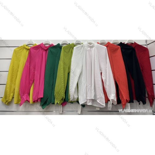 Tunika/halenka dlouhý rukáv dámské (S/M ONE SIZE) ITALSKÁ MÓDA IMWP23018