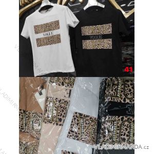 Damen-Kurzarm-T-Shirt (SML) TURKISH FASHION TMWG23036