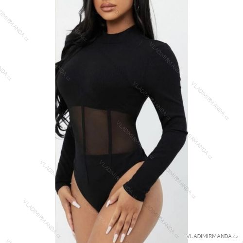 Body dlhý rukáv dámske (S/M ONE SIZE) TALIANSKA MÓDA IMWC23039