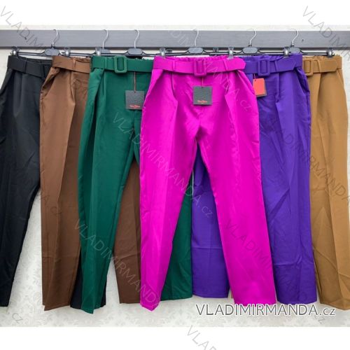 Kleid mit Knöpfen und geknöpften Damen (uni s-m) ITALIAN FASHION IM2203948