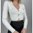 Women's Short Long Sleeve Sweater (S/M ONE SIZE) ITALIAN FASHION IMPBB23Z1128