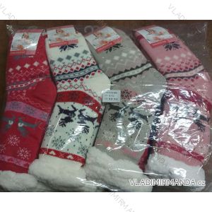 Ponožky zateplené bavlnou beránkem dámské (35-38, 39-42) ROS23EJ2003