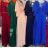 šaty plesové dlouhé elegantní společenské krátký rukáv dámské (XL/2XL/3XL ONE SIZE) ITALSKÁ MÓDA IMM23001