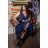 Damen Plus Size (42-46) langes elegantes ärmelloses Partykleid POLISH FASHION PMLBC23265-10 <p>blau</p> 44