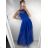Women's Elegant Sleeveless Tulle Dress (S/M ONE SIZE) ITALIAN FASHION IMM22Q52235A