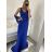 Šaty plesové elegantní společenské bez rukávu dámské (S/M ONE SIZE) ITALSKÁ MÓDA IMM23XF-324A