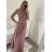 Women's elegant wedding social long dress with straps (S/M ONE SIZE) ITALIAN FASHION IMM2268806