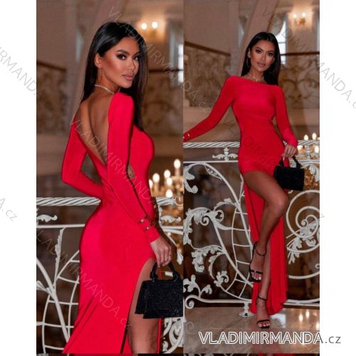 Langarmkleid für Damen (S/M EINHEITSGRÖSSE) ITALIAN FASHION IMPGM2311311