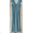 Women's Long Elegant Sleeveless Dress (S/M ONE SIZE) ITALIAN FASHION FMPRP239336