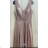 Women's Long Elegant Sleeveless Dress (S/M ONE SIZE) ITALIAN FASHION FMPRP231773