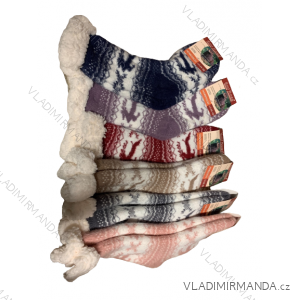 Ponožky zateplené bavlnou beránkem dámské (35-38, 39-42) LOOKEN LOK22H5803