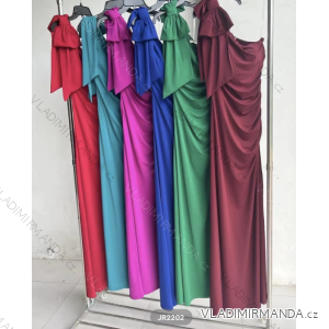 Šaty dlouhé elegantní bez rukávu dámské (S/M ONE SIZE) ITALSKÁ MÓDA FMPRP23JR2202