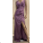 Women's Long Elegant Strapless Dress (S/M ONE SIZE) ITALIAN FASHION FMPRP231778