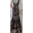 Šaty dlhé elegantné na ramienka dámske (S/M ONE SIZE) TALIANSKA MÓDA FMPRP236002