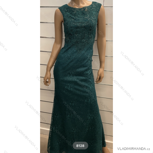 Women's Long Elegant Party Sleeveless Dress (S/M ONE SIZE) ITALIAN FASHION FMPRP238128