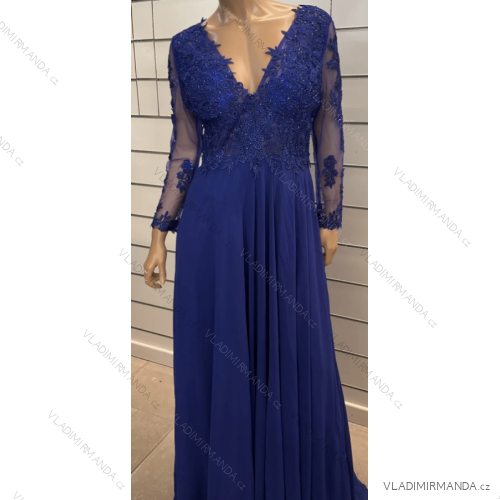 Women's Long Party Long Sleeve Dress (S/M ONE SIZE) ITALIAN FASHION FMPRP23DF8975-1