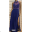 Šaty dlhé elegantné spoločenské bez rukávov dámske (S/M ONE SIZE) TALIANSKA MÓDA FMPRP23DF8558