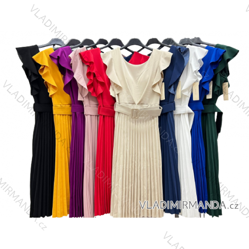 Women's Short Sleeve Shirt Dress (S / M ONE SIZE) ITALIAN FASHION IM422633