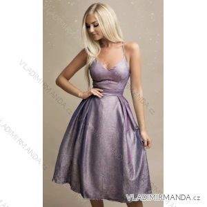 Šaty elegantní na ramínka dámské (S/M ONE SIZE) ITALSKÁ MÓDA FMPRP23HM2261