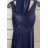 Šaty dlhé elegantné spoločenské bez rukávov dámske (S/M ONE SIZE) TALIANSKA MÓDA FMPRP231663