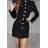 Women's Elegant Long Sleeve Dress (S/M ONE SIZE) ITALIAN FASHION FMPRP23VMC1451