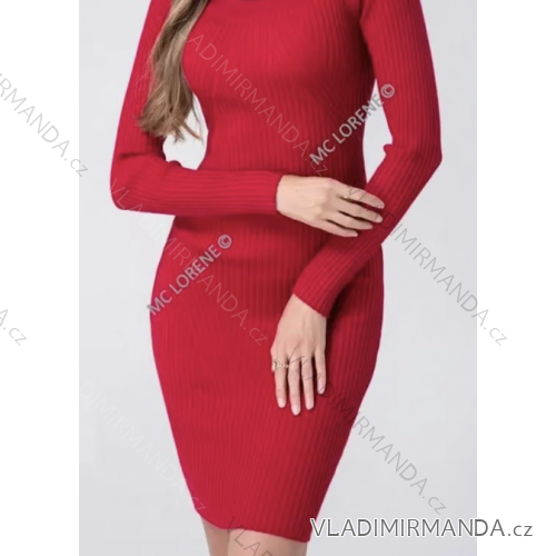 Langarmkleid für Damen (S/M EINHEITSGRÖSSE) ITALIAN FASHION FMPRP23M1555
