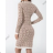 Women's Elegant Long Sleeve Dress (S/M ONE SIZE) ITALIAN FASHION FMPRP23MC1236