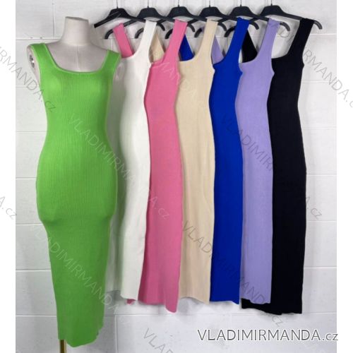 Šaty na ramínka dámské (S/M ONE SIZE) ITALSKÁ MÓDA IMPBB2382025r