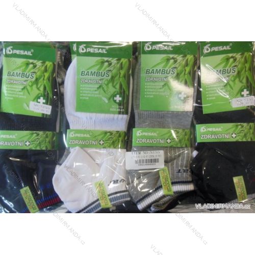 Ponožky kotníkové zdravotní pánské bambusové (40-47) PESAIL S155