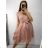 Women's strapless tulle party dress (S/M/L ONE SIZE) ITALIAN FASHION IM9239005