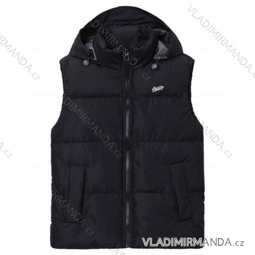 Vesta na zip s kapucí dorost chlapecká (134-170) GLO-STORY GLO23BMJ-3952-2