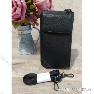 Peněženka s kapsou na mobil dámská (20x11cm) TESSRA KABELKY TES23BLK15888