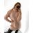 Women's Knitted Long Sleeve Dress (L/XL ONE SIZE) ITALIAN FASHION IMD211019