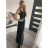Šaty dlouhé elegantní bez rukávu dámské (S/M ONE SIZE) ITALSKÁ MÓDA IMPSH246329 tmavo zelená S / M