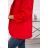 Eleganter roter Blazer mit Revers