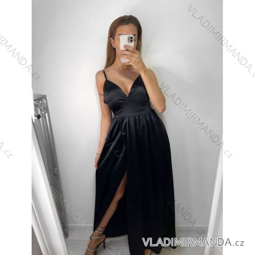 Šaty letní na ramínka dámské (S/M ONE SIZE) ITALSKÁ MÓDA IMPBB22B21841