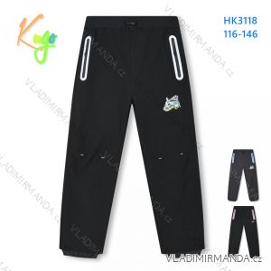 Kalhoty softshellové dětské dorost dívčí a chlapecké (116-146) KUGO HK3118