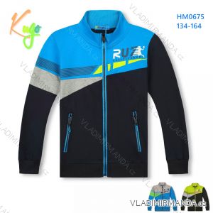 Mikina na zips dorast chlapčenská (134-164) KUGO HM0675